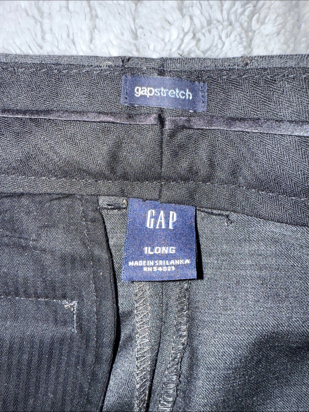 Women’s Tailored Dress Pants in Charcoal Gray - Picture 2 of 3